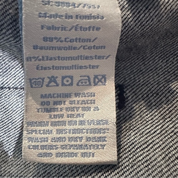 Boden Dark Denim A-Line Mini - Midi Skirt • Size: US 6L - Picture 9 of 10